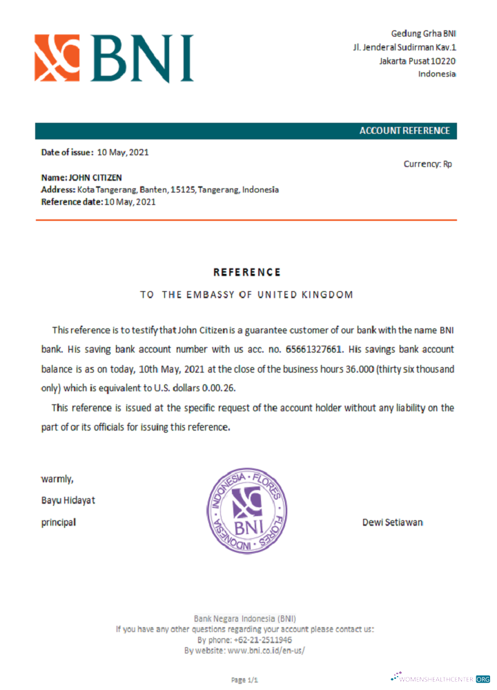 Download Indonesia Bank Negara reference Photoshop template